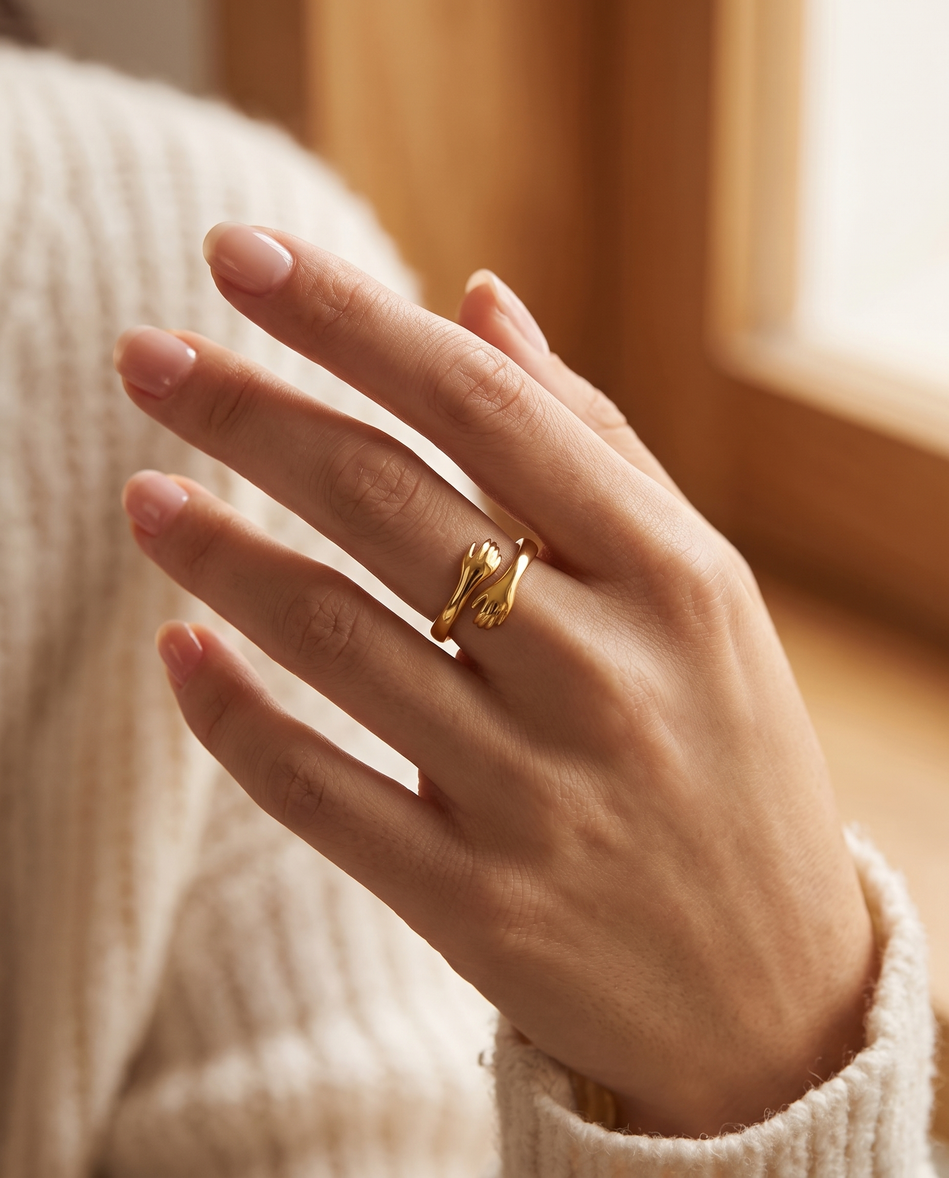 Hug Ring on hand