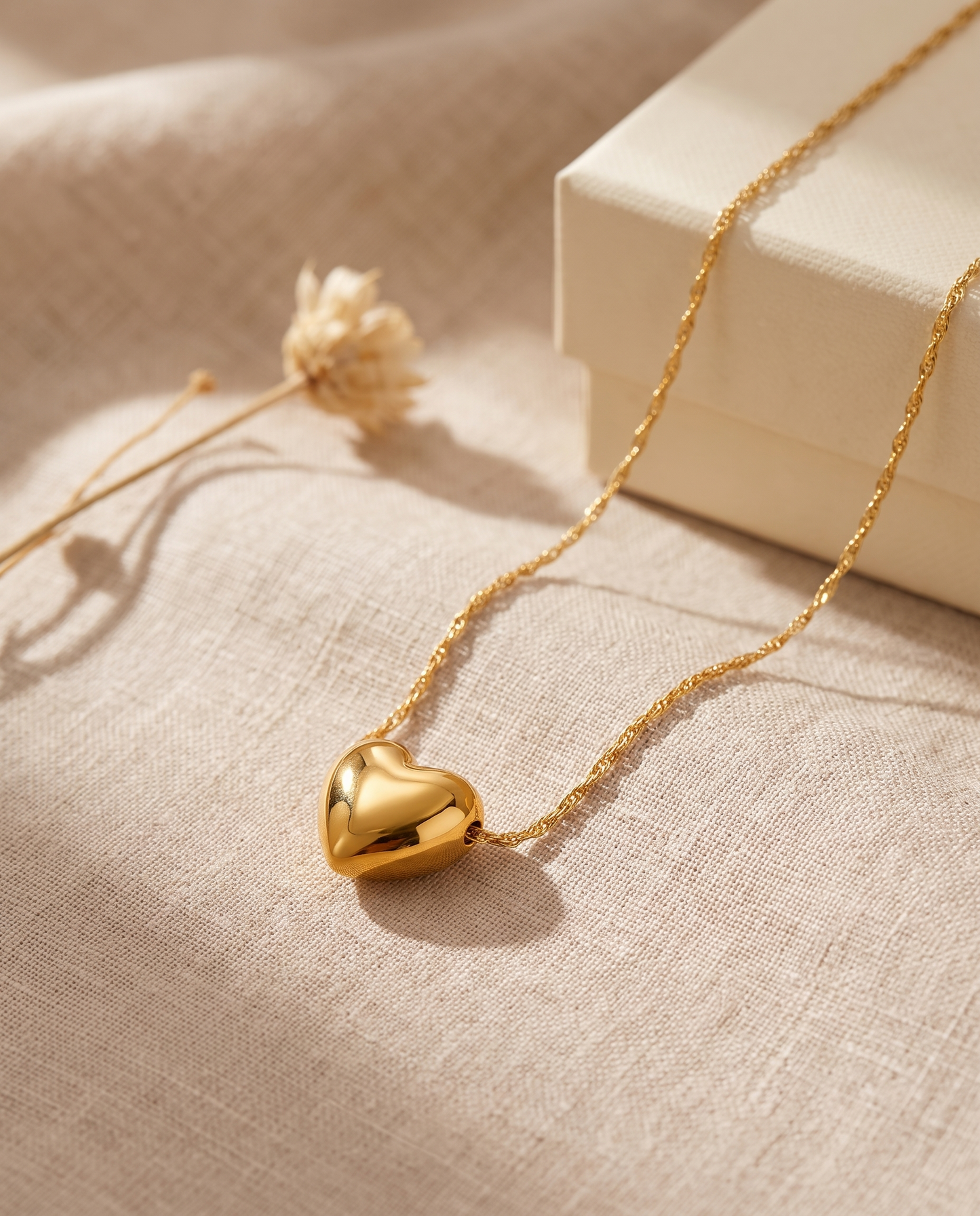 Puffy Heart Necklace