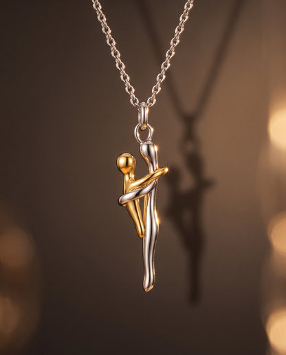 Mother & Child Necklace closeup